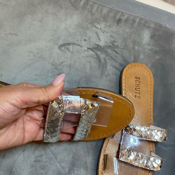 Schutz real snake/ pvc slides, size 5,5 - Picture 3 of 7